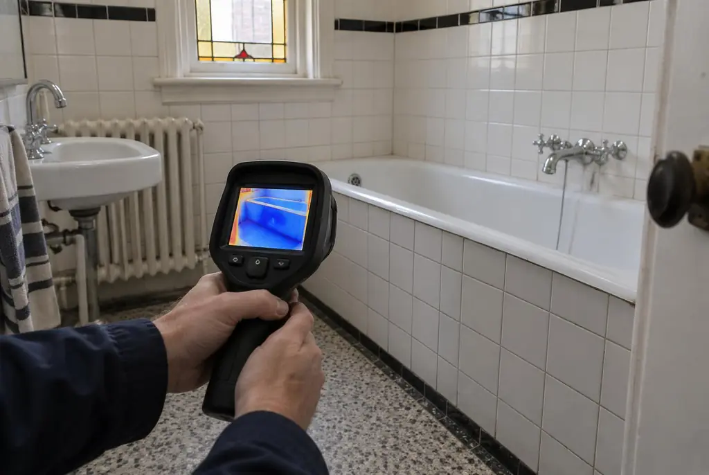 Lekdetectie Velp – onderzoek in een badkamer van een oudere woning